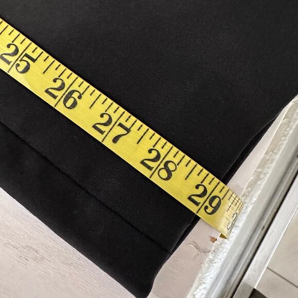 Theory Black Trouser Tuxedo Slim Pants Size 4 - Picture 10 of 10